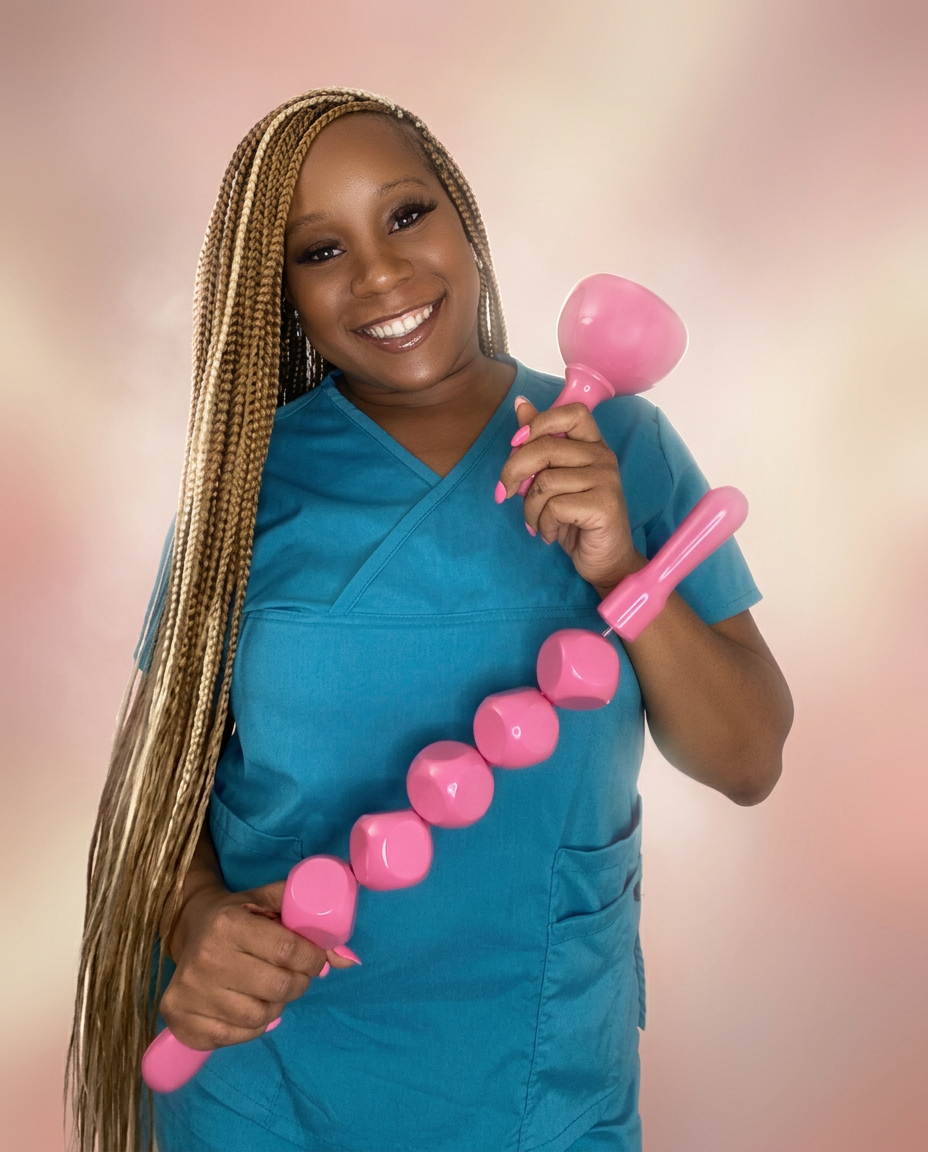 Portrait of Janeen, founder of Waistini Body