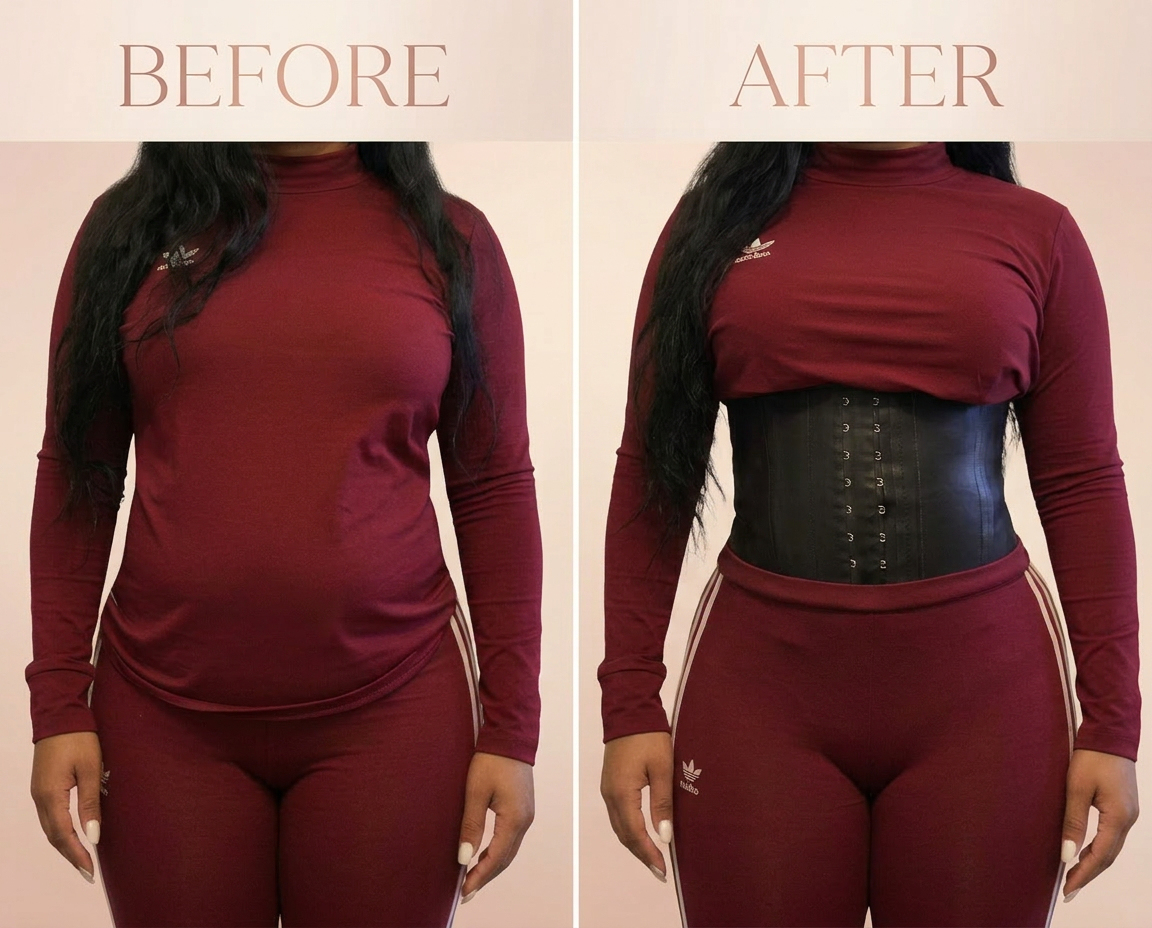 Waist Trainer before and after — Waist Not Want Not